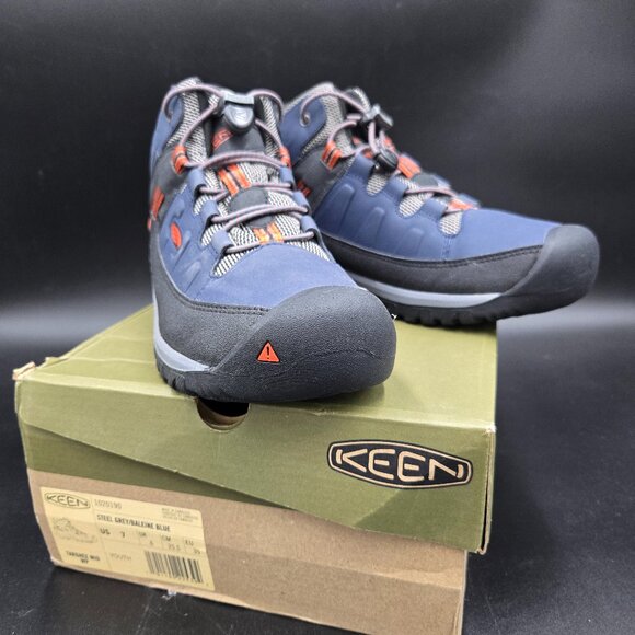 BNIB Keen Targhee Mid WP Hiking Boots, Boys size US 7/UK 6 - Picture 3 of 9